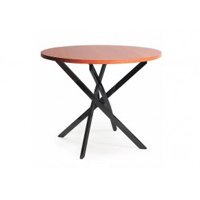 Стол обеденный SIGNAL AGIS орех/черный 90